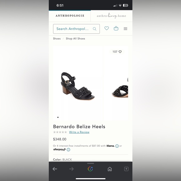 Anthropologie Bernardo Belize Sandal - Picture 8 of 11